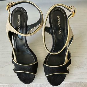 Sergio Rossi 5 inch heels excellent condition.